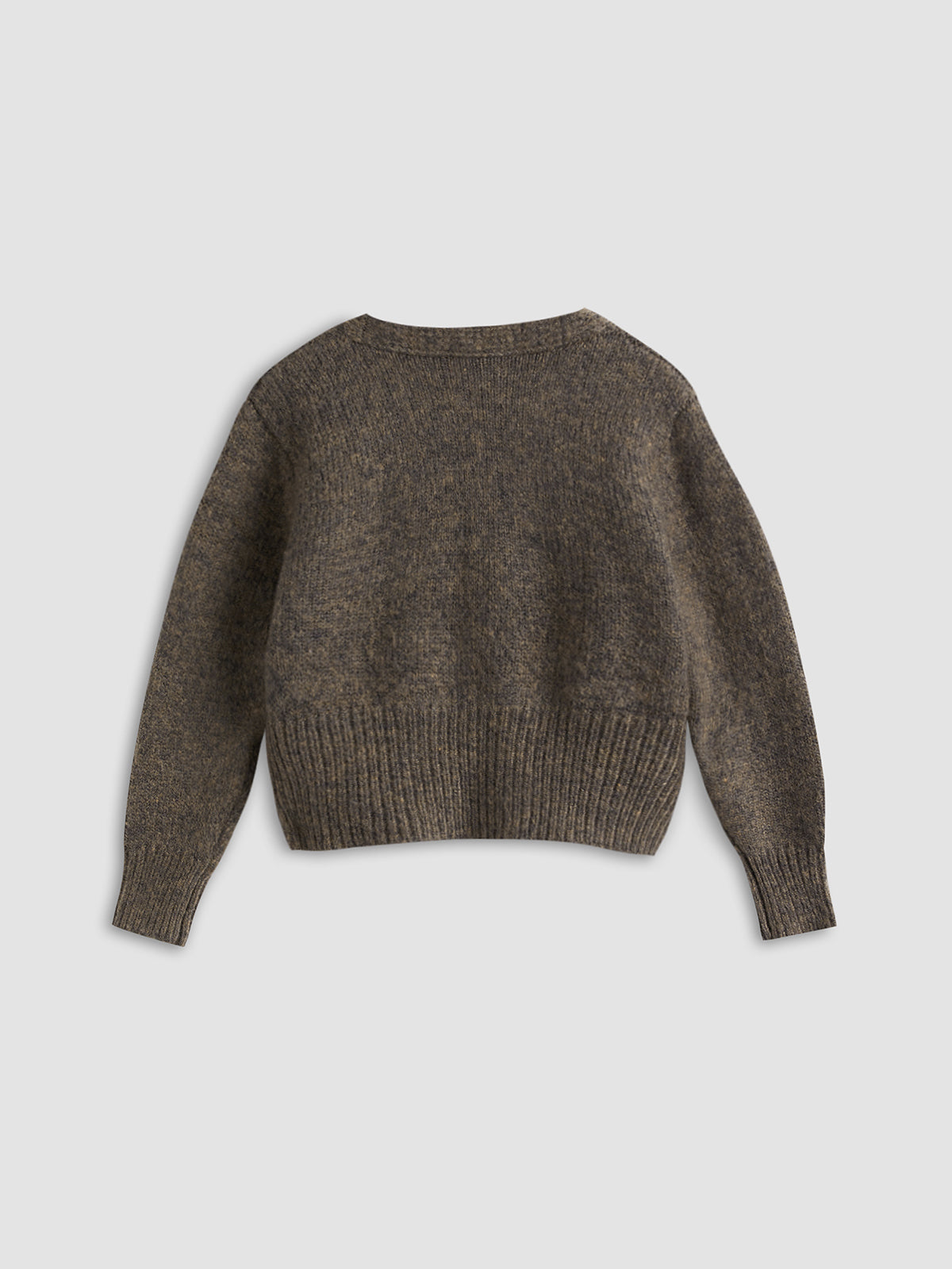Cardigan Court Boutonné avec Encolure en V pour Femme | Idéal pour Superposition
