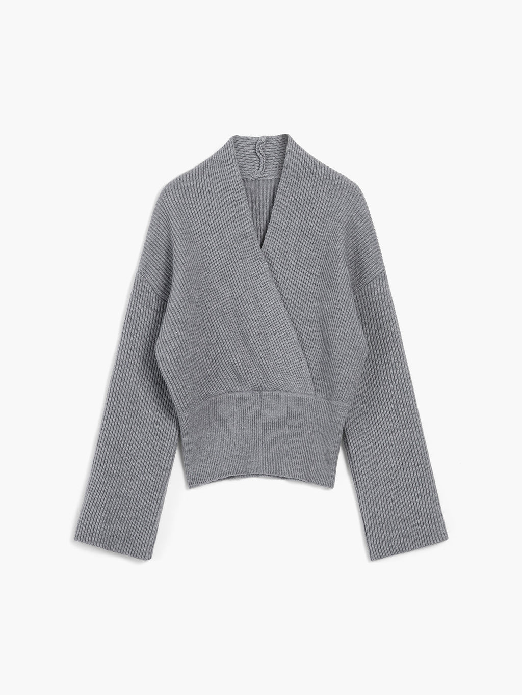 Pull à Coupe Portefeuille avec Col en V Croisé pour Femmes | Idéal pour Bureau et Sorties