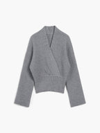 Pull à Coupe Portefeuille avec Col en V Croisé pour Femmes | Idéal pour Bureau et Sorties