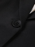 Blazer À Manches Longues Avec Coupe Régulière Pour Femme | Idéal Pour Le Travail Et Le Quotidien