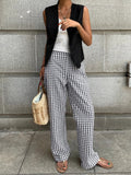 Pantalon Long Avec Coupe Régulière Pour Femme | Idéal Pour Le Travail Et Les Loisirs