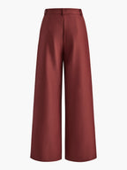 Pantalon à Coupe Classique et Taille Régulière pour Femme | Idéal pour le Bureau et les Loisirs
