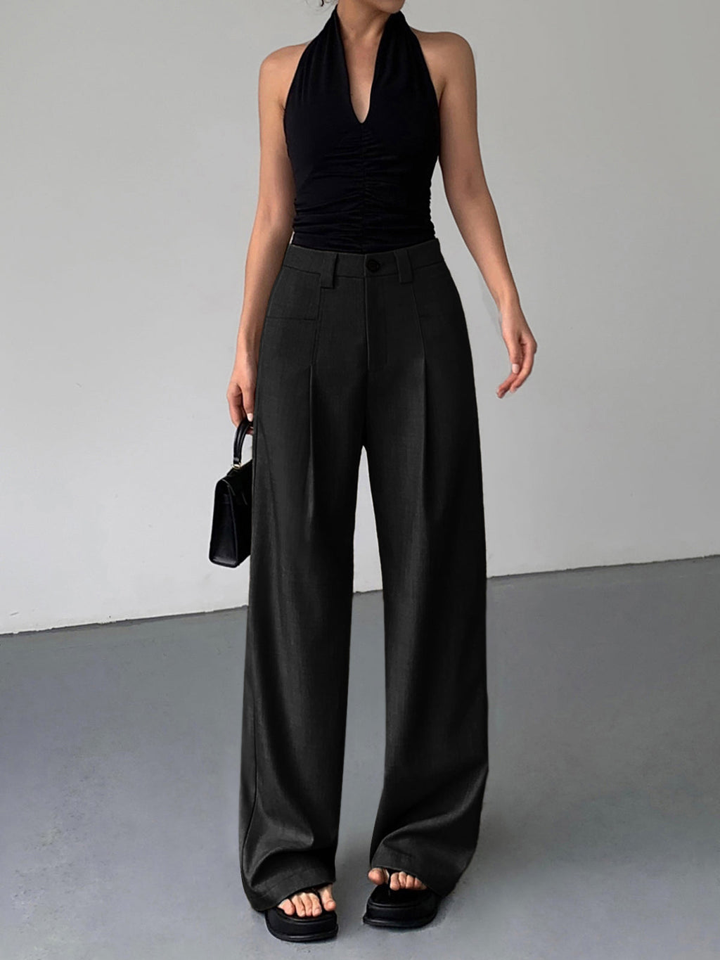 Pantalon Long Pour Femme Avec Coupe Droite | Idéal Pour Usage Quotidien Et Travail