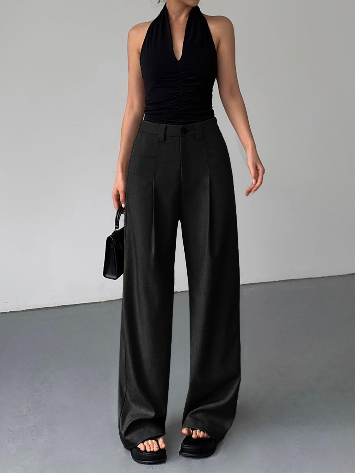 Pantalon Long Pour Femme Avec Coupe Droite | Idéal Pour Usage Quotidien Et Travail