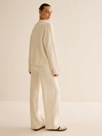 Ensemble Deux Pièces avec Texture Gaufrée pour Femme | Idéal pour les Journées Détente