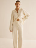 Ensemble Deux Pièces avec Texture Gaufrée pour Femme | Idéal pour les Journées Détente