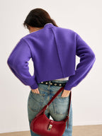 Cardigan À Boutons Avec Coutures Contrastantes Pour Femmes | Idéal Pour Tenues Quotidiennes