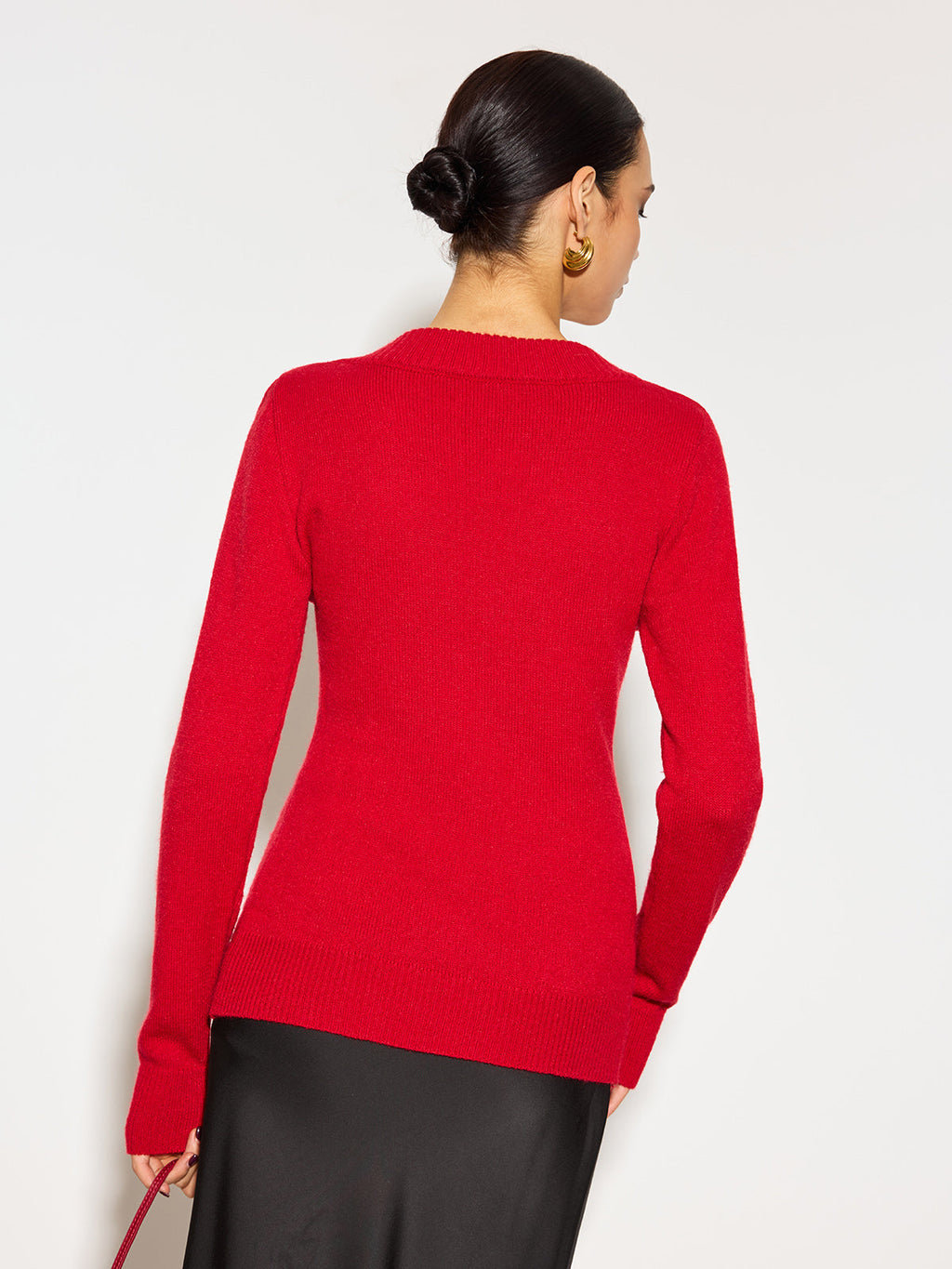 Pull À Encolure En V Avec Fleurs En Relief Pour Femme | Idéal Pour Un Usage Quotidien