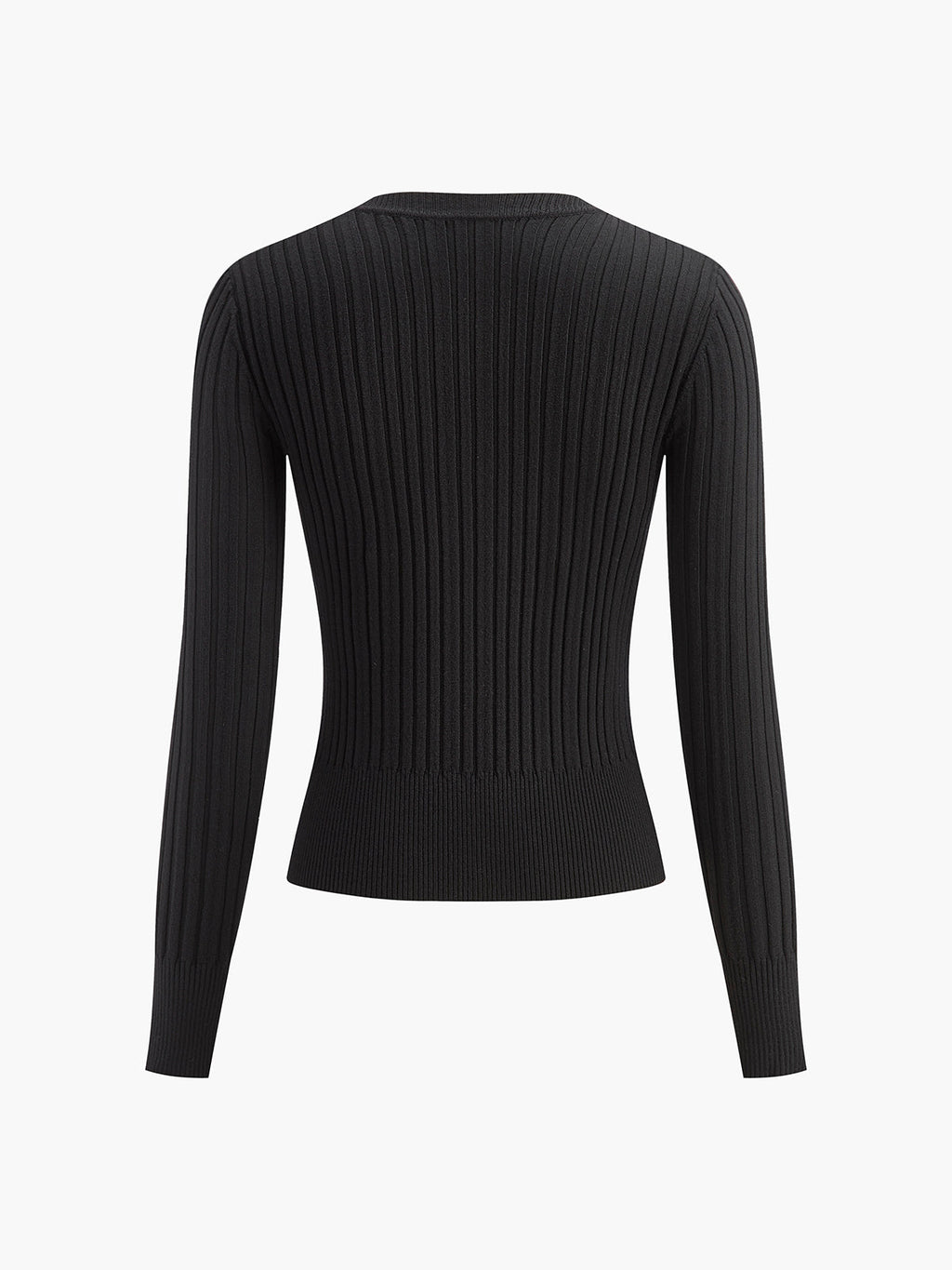 Cardigan Ajusté Avec Fermetures Métalliques Pour Femmes | Idéal Pour Superposition