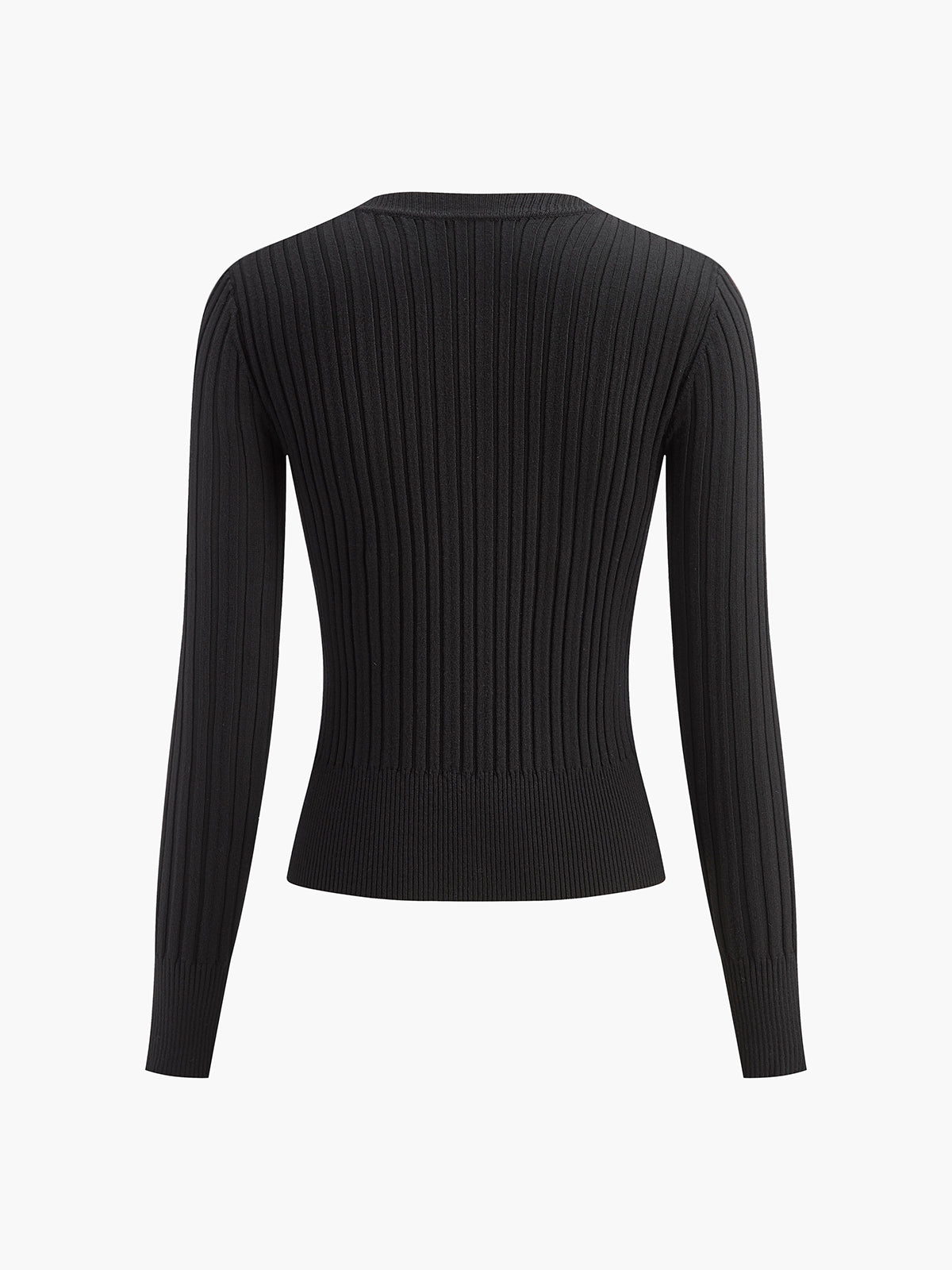 Cardigan Ajusté Avec Fermetures Métalliques Pour Femmes | Idéal Pour Superposition