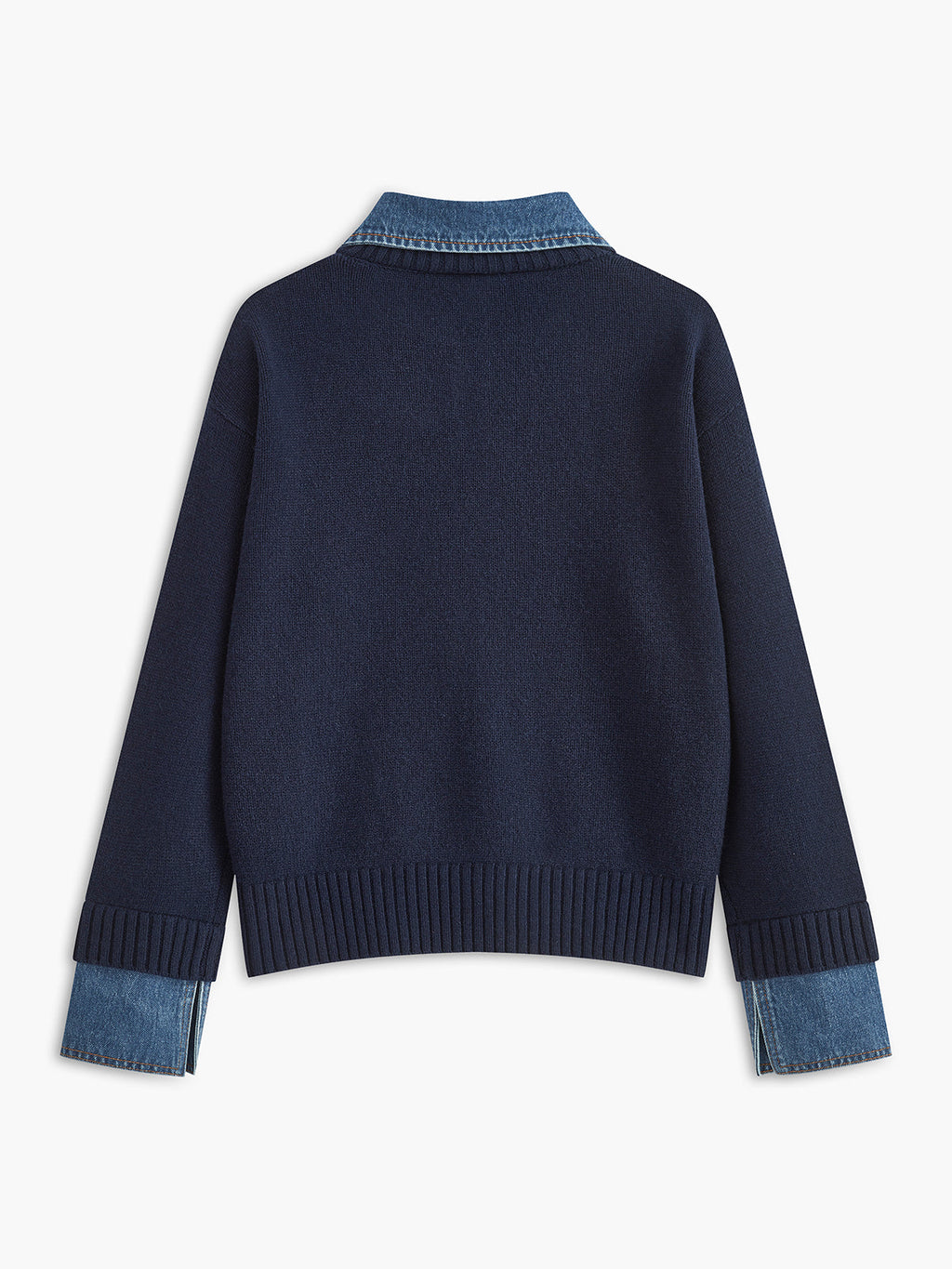 Pull-over 2-en-1 avec Panneau à Revers pour Femme | Idéal pour Usage Quotidien et Bureau