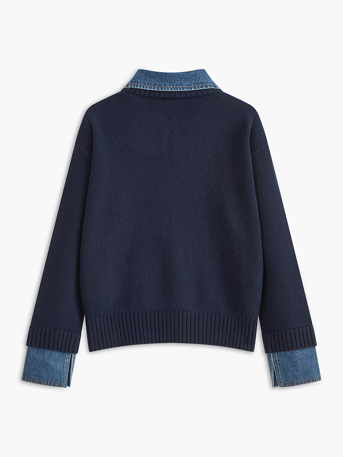 Pull-over 2-en-1 avec Panneau à Revers pour Femme | Idéal pour Usage Quotidien et Bureau