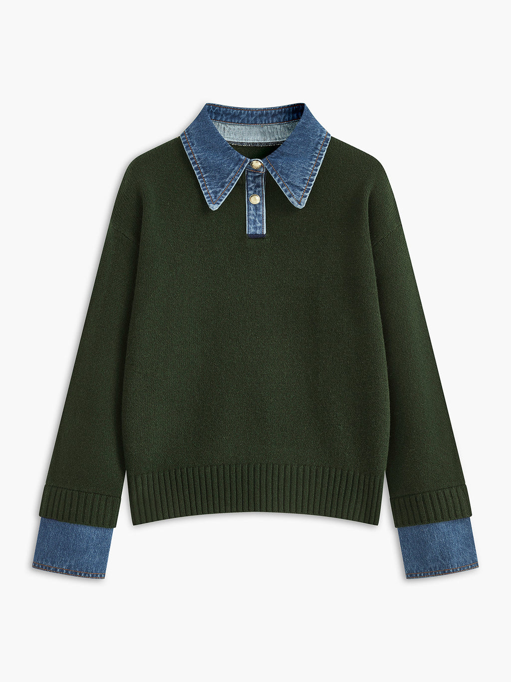 Pull-over 2-en-1 avec Panneau à Revers pour Femme | Idéal pour Usage Quotidien et Bureau