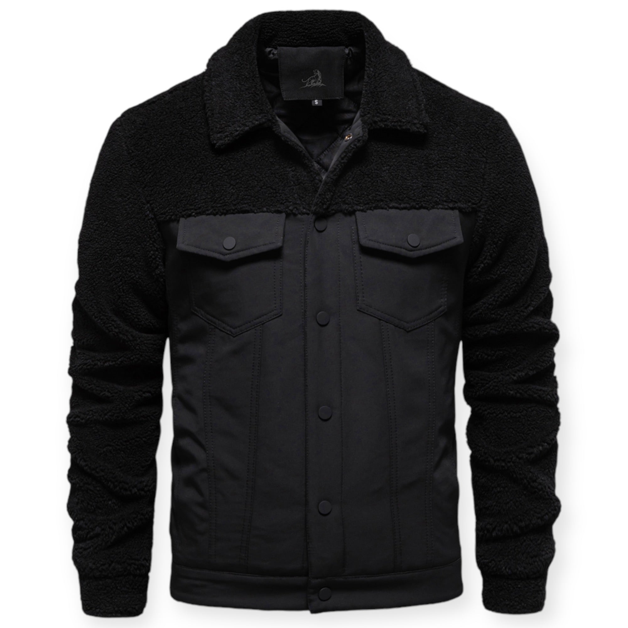 Veste Isolée avec Doublure Et Fermeture À Pression pour Hommes | Idéale pour Les Journées Froides
