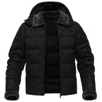 Doudoune D'Hiver avec Capuche Amovible pour Hommes | Idéale pour Les Journées Froides