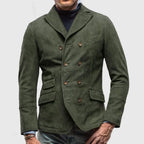 Blazer Croisé Avec Boutons Pour Homme | Idéal Pour Le Bureau Et Les Occasions Formelles