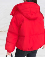 Veste D’Hiver Matelassée avec Capuche pour Femme | Idéale pour La Saison Froide