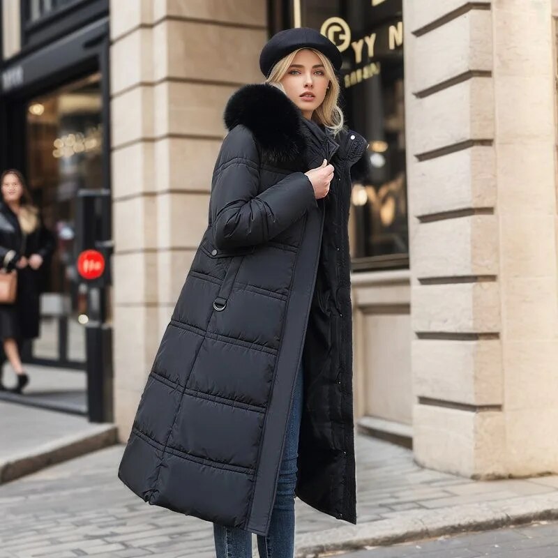 Parka Longue Avec Coupe Droite Pour Femmes | Idéal Pour La Saison Froide