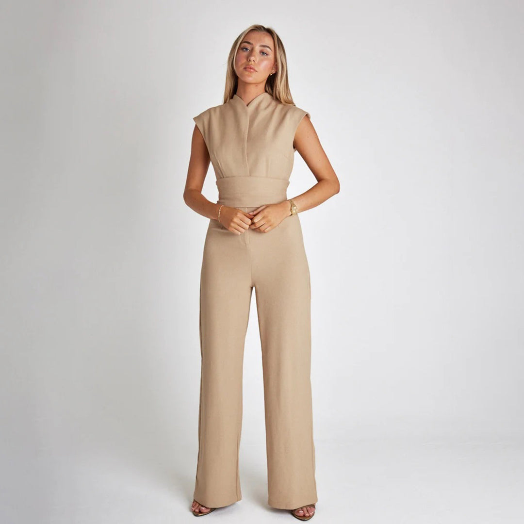Combinaison Sans Manches Avec Coupe Ajustée Et Silhouette Droite Pour Femme | Idéal Pour Occasions Quotidiennes