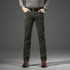 Pantalon À Carreaux avec Coupe Slim Contemporaine pour Adultes | Idéal pour L’Automne