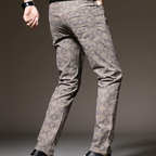 Pantalon À Carreaux avec Coupe Slim Contemporaine pour Adultes | Idéal pour L’Automne