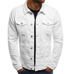 Veste En Jean À Boutons Pour Homme | Idéale Pour Le Printemps
