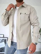 Chemise À Manches Longues avec Coupe Classique pour Homme | Idéale pour L’Automne