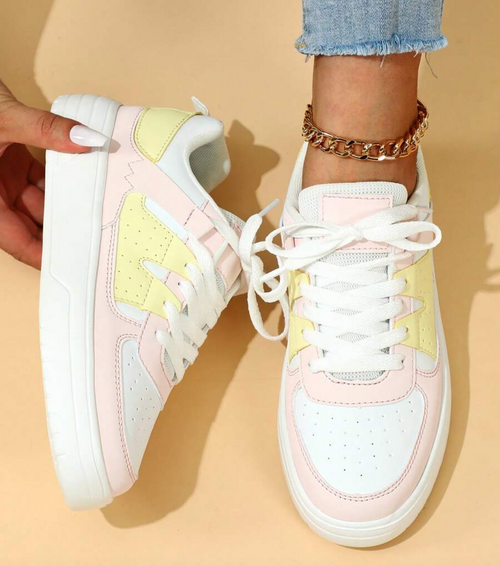 Baskets Basses avec Fermeture à Lacets pour Adultes | Idéales pour une Tenue Décontractée