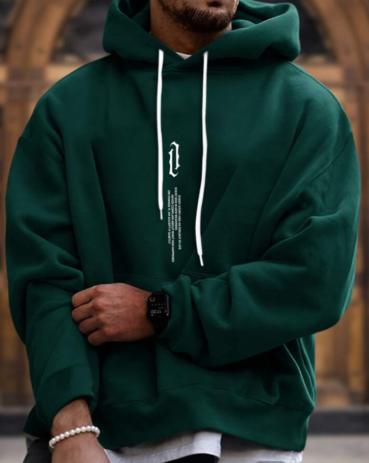 Sweat À Capuche Avec Imprimé Pour Hommes | Idéal Pour Les Activités De Loisirs