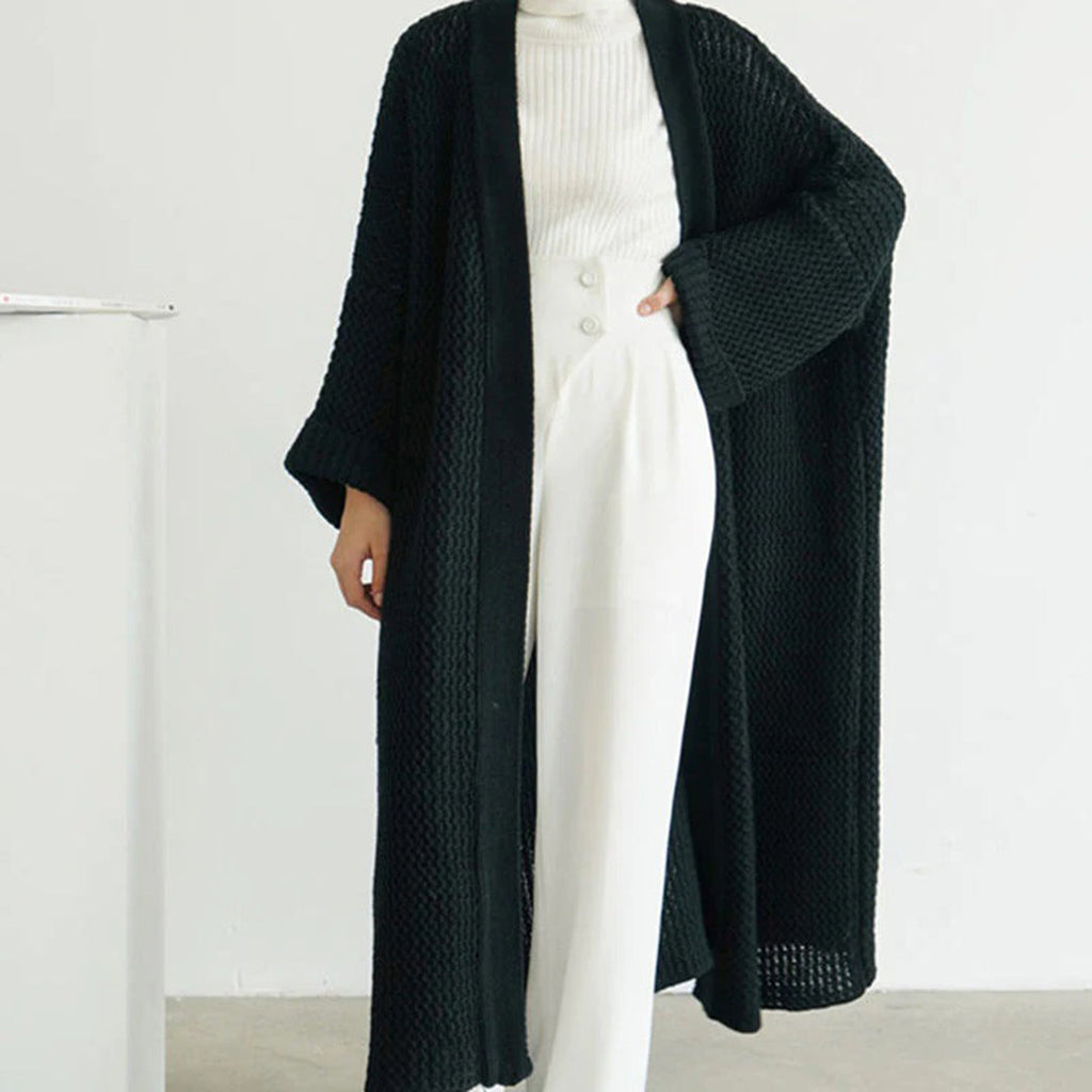 Cardigan Oversize avec Motif Tricoté pour Adultes | Idéal pour les Saisons Fraîches