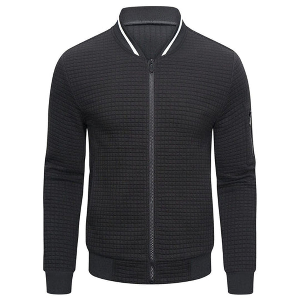 Veste Matelassée Slim Fit Avec Fermeture Zippée Pour Homme | Idéal Pour Les Saisons De Transition