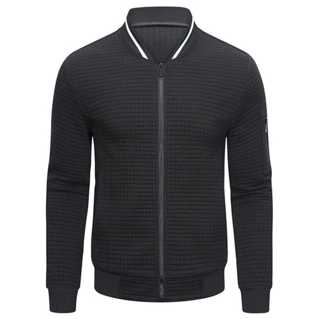 Veste Matelassée Slim Fit Avec Fermeture Zippée Pour Homme | Idéal Pour Les Saisons De Transition