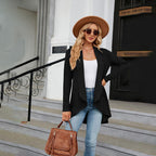 Gilet Texturé avec Coupe Droite pour Femmes | Idéal pour l'Automne