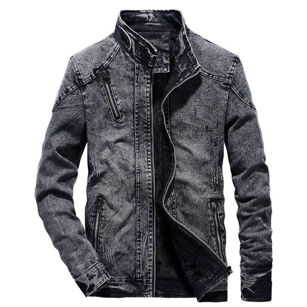 Veste Courte avec Col Montant pour Homme | Idéale pour Automne et Printemps