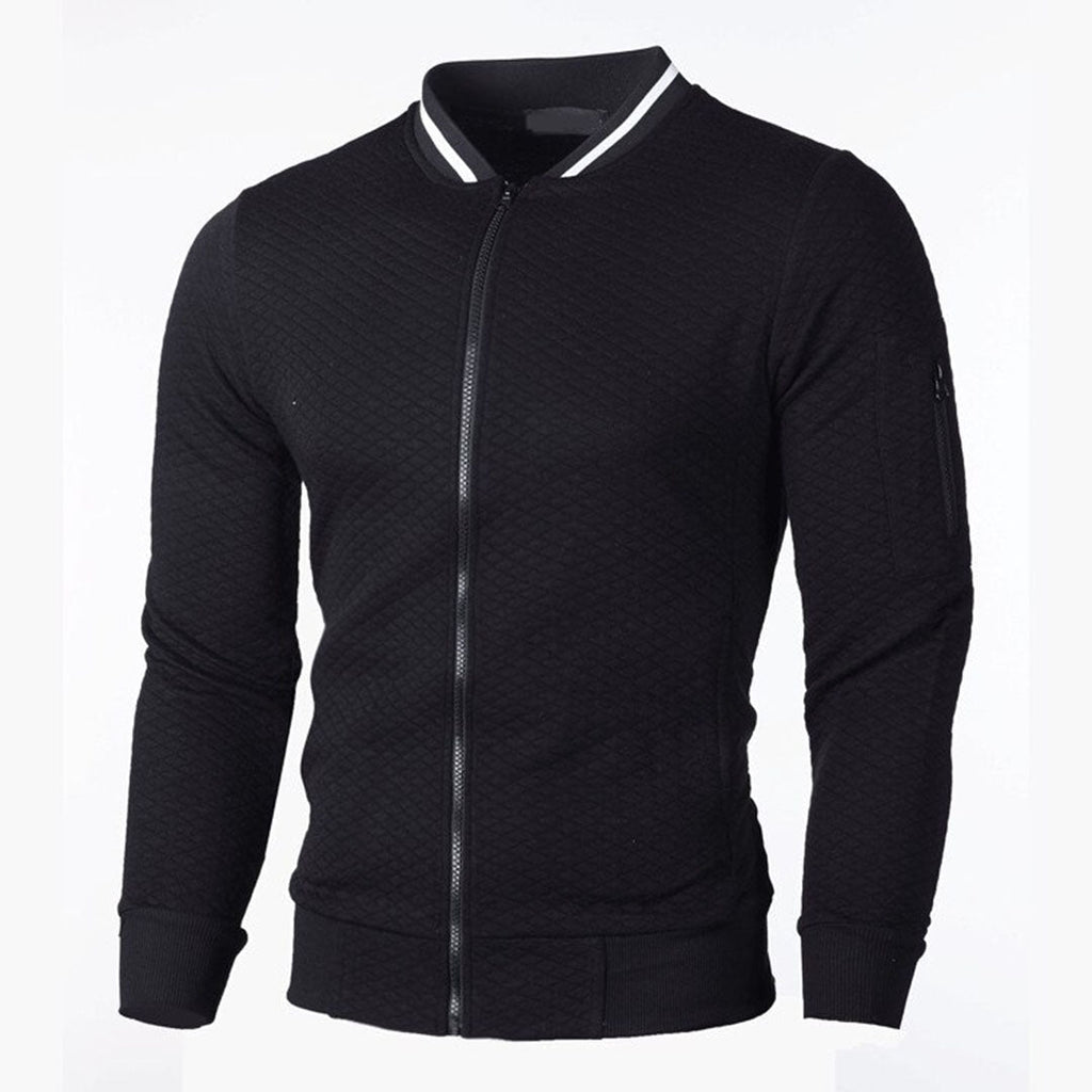 Veste Matelassée Slim Fit Avec Fermeture Zippée Pour Homme | Idéal Pour Les Saisons De Transition