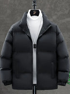 Veste d’Hiver avec Capuche Ajustable pour Homme | Idéale pour Temps Froid