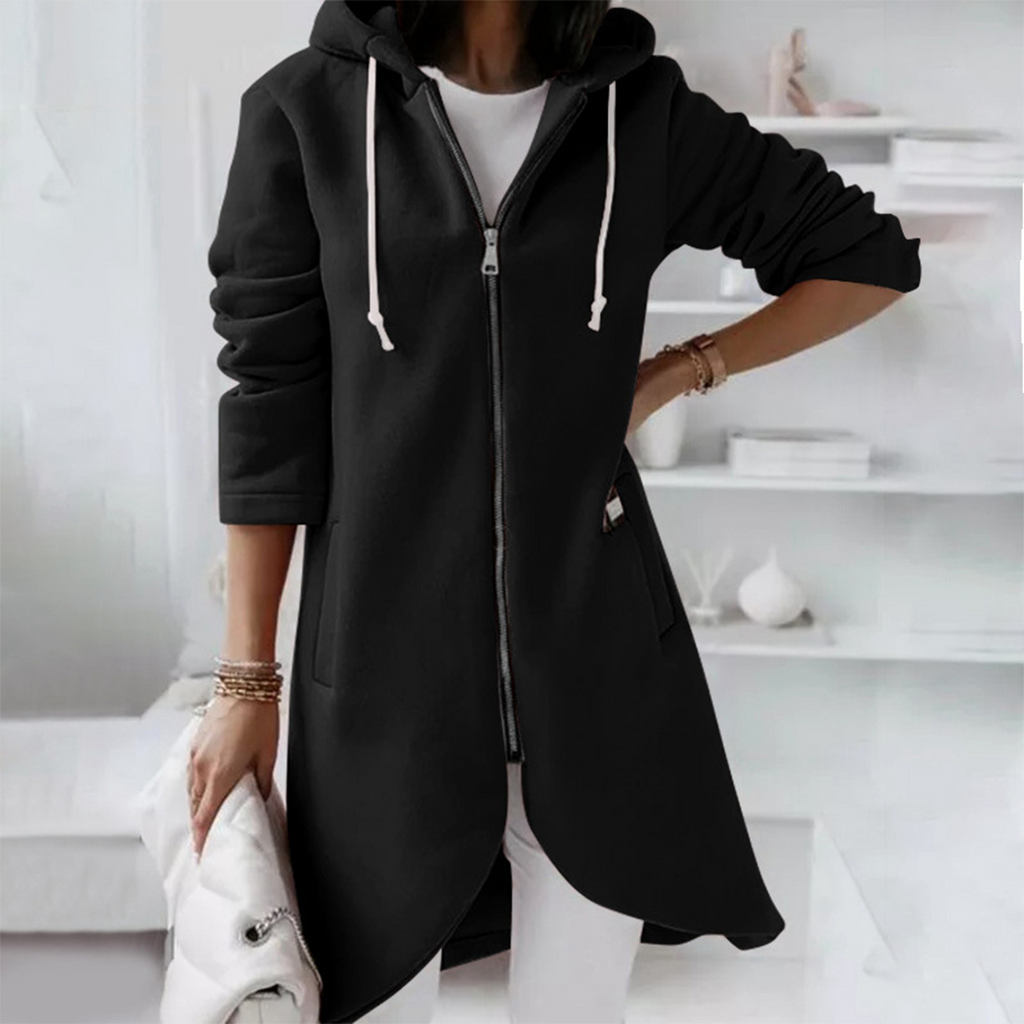 Gilet Long avec Fermeture Ouverte pour Femme | Idéal pour Bureau ou Quotidien