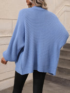 Cardigan Ample Côtelé Avec Boutons Effet Bois Pour Femme | Idéal Pour Superposition