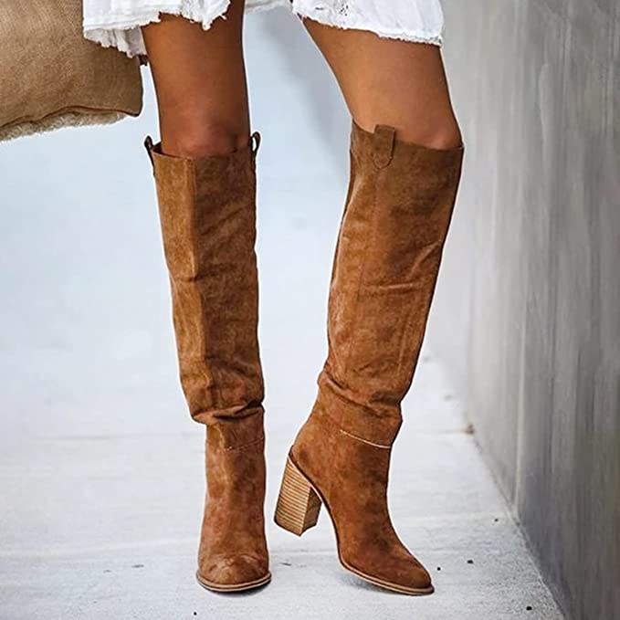 Bottes Western Urbaines à Talon Bloc pour Femmes | Idéal pour Usage Quotidien et Saisons Fraîches