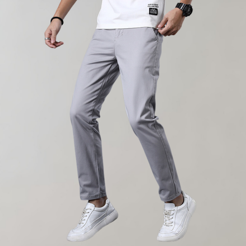 Pantalon À Coupe Droite pour Homme | Idéal pour Le Travail Et Les Loisirs