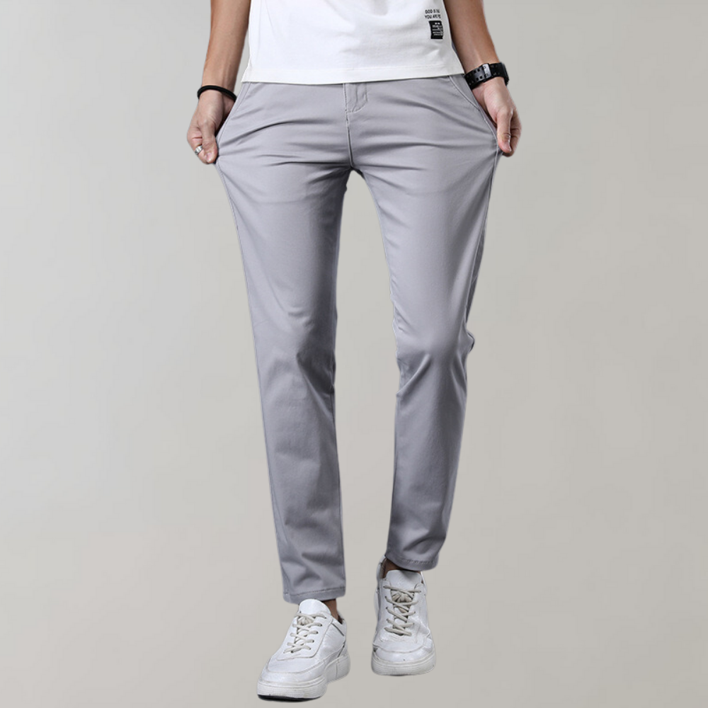 Pantalon À Coupe Droite pour Homme | Idéal pour Le Travail Et Les Loisirs