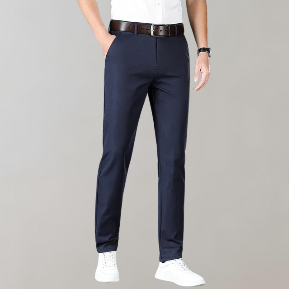 Pantalon À Coupe Droite pour Homme | Idéal pour Le Travail Et Les Loisirs