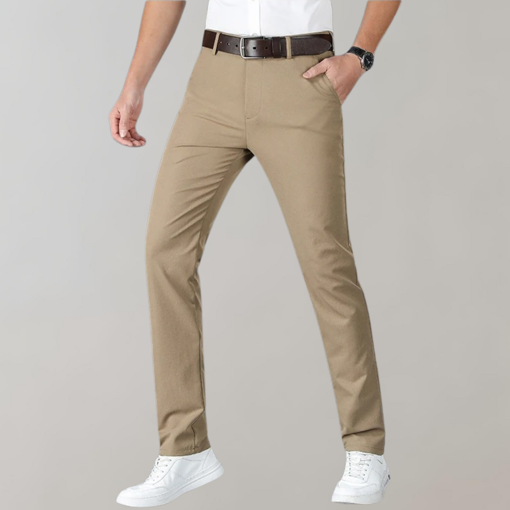 Pantalon À Coupe Droite pour Homme | Idéal pour Le Travail Et Les Loisirs