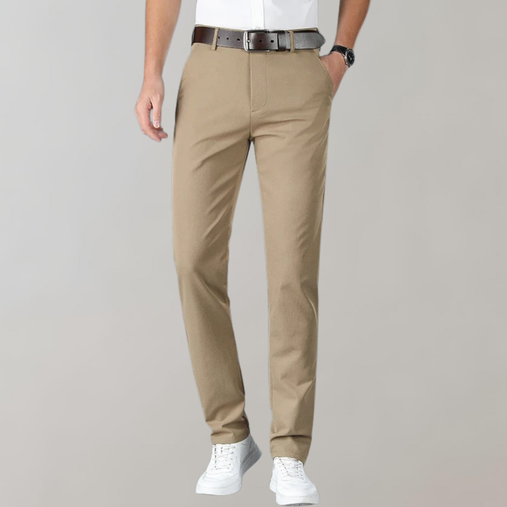 Pantalon À Coupe Droite pour Homme | Idéal pour Le Travail Et Les Loisirs