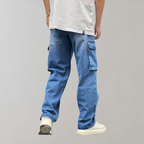 Pantalon À Coupe Droite pour Homme | Idéal pour Le Travail Et Les Loisirs