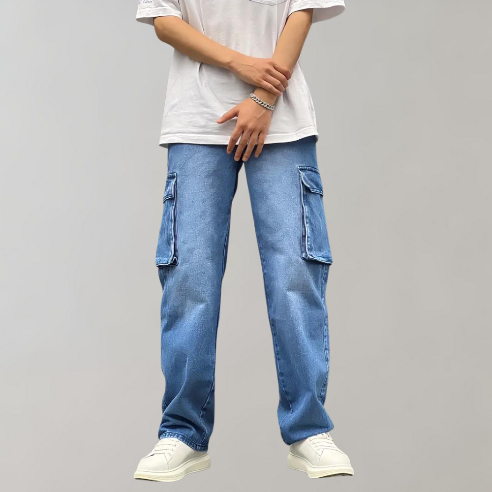 Pantalon À Coupe Droite pour Homme | Idéal pour Le Travail Et Les Loisirs