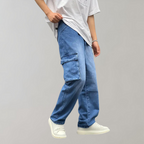 Pantalon À Coupe Droite pour Homme | Idéal pour Le Travail Et Les Loisirs