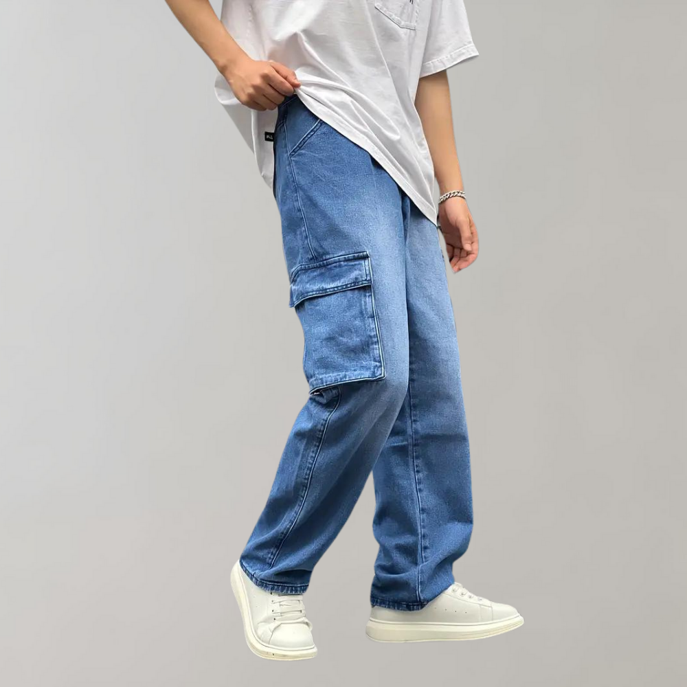Pantalon À Coupe Droite pour Homme | Idéal pour Le Travail Et Les Loisirs