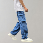Pantalon À Coupe Droite pour Homme | Idéal pour Le Travail Et Les Loisirs
