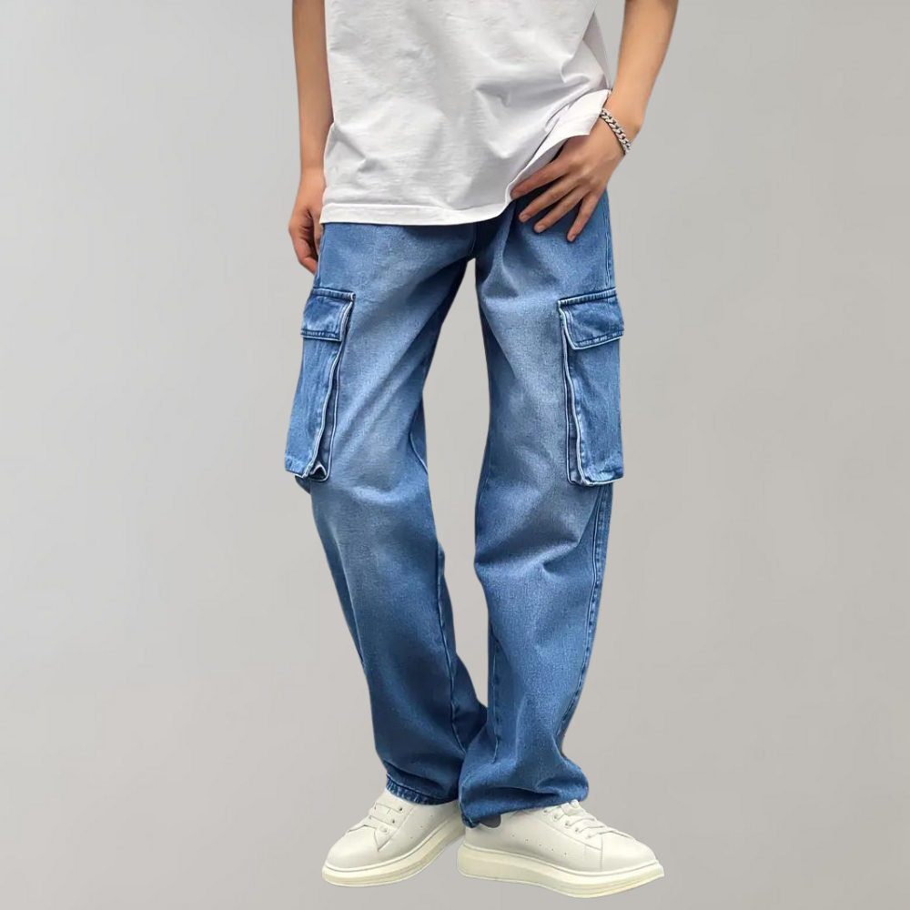 Pantalon À Coupe Droite pour Homme | Idéal pour Le Travail Et Les Loisirs